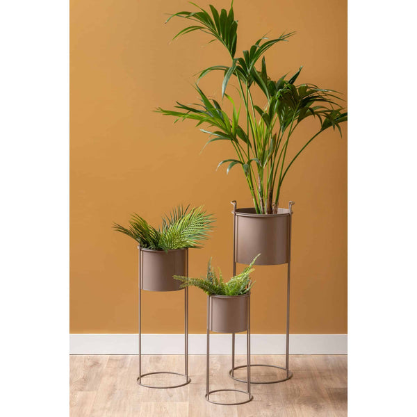 Vtwonen Present Time Bloempot Essence - Grijs - Ø28cm