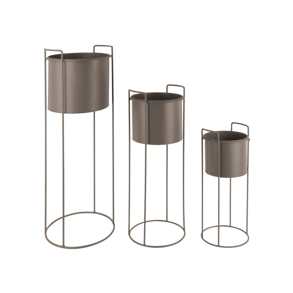 vtwonen Present Time bloempot Essence - grijs - Ø28cm