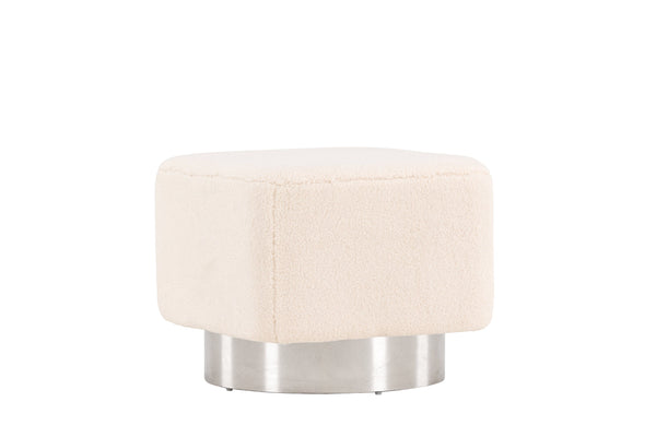 Vtwonen Rebellenclub Poefje Aporo - Creme