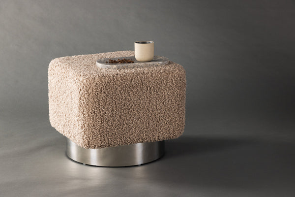 Vtwonen Rebellenclub Poefje Aporo - Donkergrijs