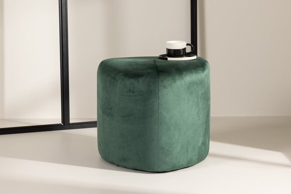 Vtwonen Rebellenclub Poefje Volda - Groen Velours