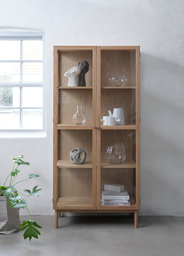 Vtwonen Rebellenclub Vitrinekast Foxton - Eiken