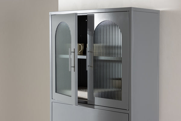 Vtwonen Rebellenclub Vitrinekast Makani - Grijs