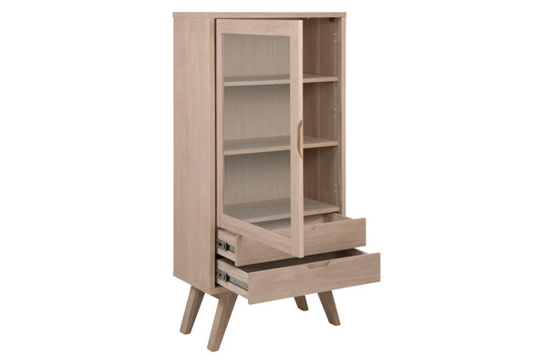 Vtwonen Rebellenclub Vitrinekast Mala - Eiken