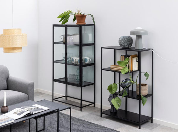 Vtwonen Rebellenclub Vitrinekast Mando - Zwart