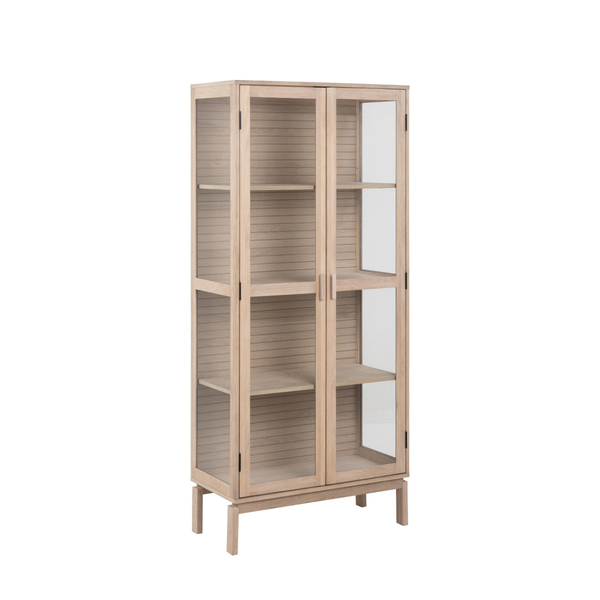 vtwonen Rebellenclub Vitrinekast Nampa - Licht Eiken