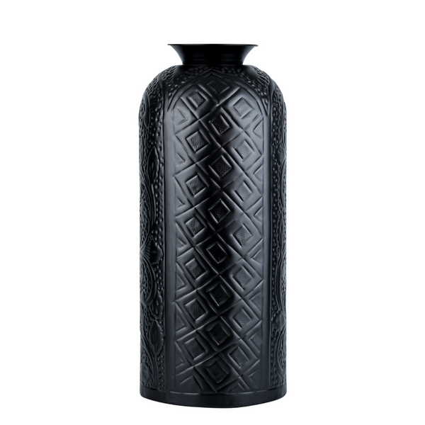 vtwonen Sia Deco - Elea Kleine Vaas - Zwart - IJzer - H56