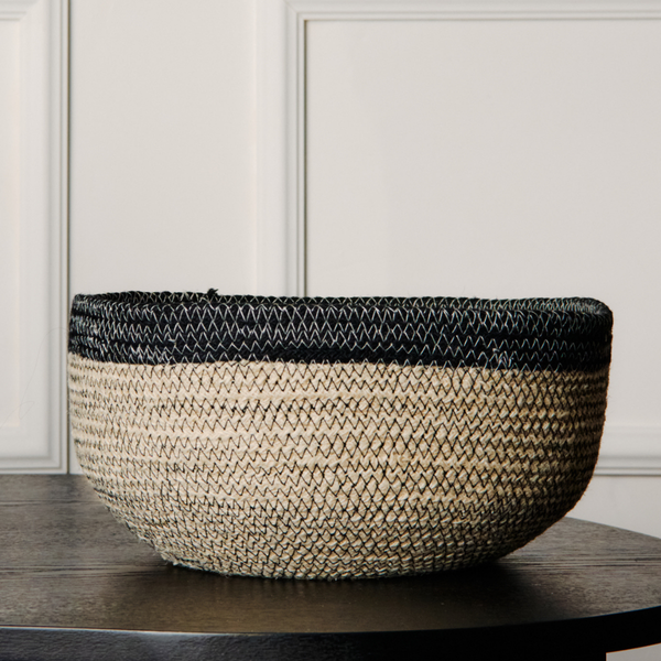 Vtwonen Sia Deco - Lijnmanden - Grijs - Jute - H10