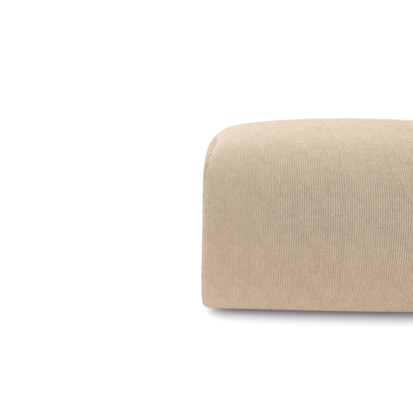 Vtwonen Sia Home - Poefs MYRA - Corduroy - Beige - 75cm