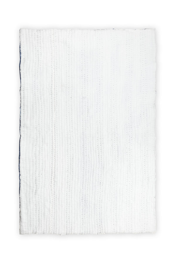 Vtwonen Vtwonen - Tie-Dye Plaid - Katoen - 130x170cm - Blauw Wit