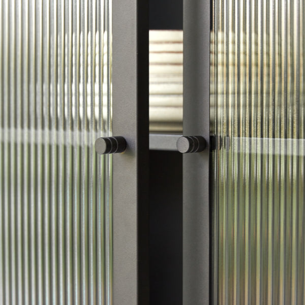 Vtwonen Tikamoon Annet - Metalen Servieskast - Zwart