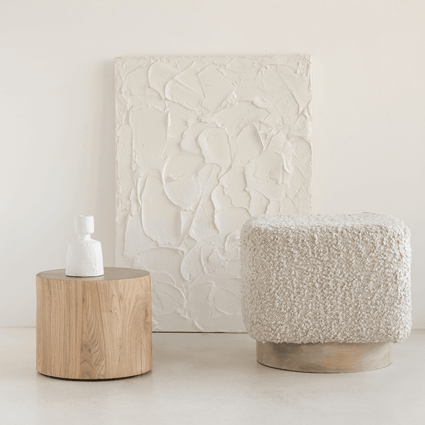 Vtwonen Urban Nature Culture Pouf Kaura - 43x43x38cm