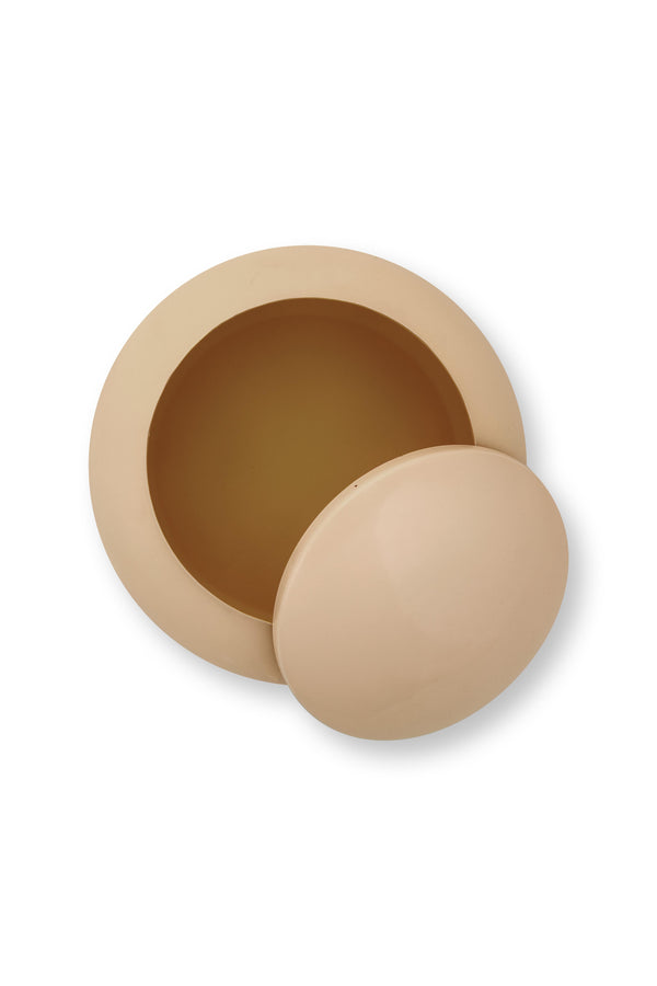 Vtwonen Vtwonen - Opbergbox - Geel Roze - Metaal - 25x8cm