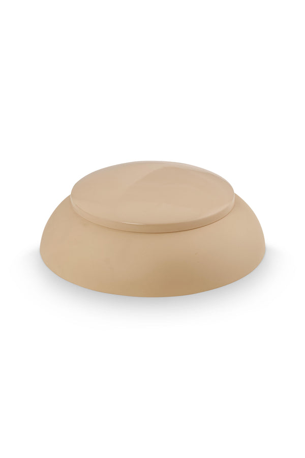 vtwonen vtwonen - Opbergbox - Geel Roze - Metaal - 25x8cm