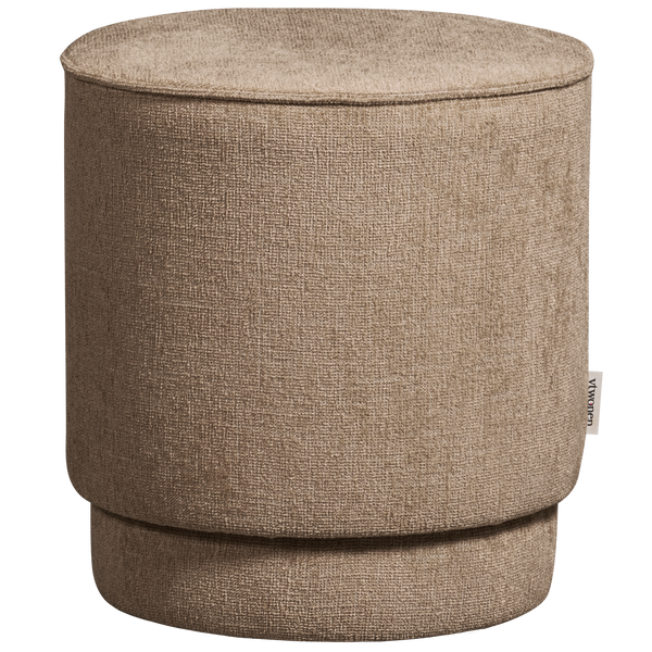 vtwonen vtwonen poef Pearl - Mud - Mud Melange - 45xØ40