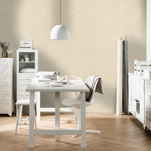 Vtwonen Vtwonen Vliesbehang Broom Bow Flax