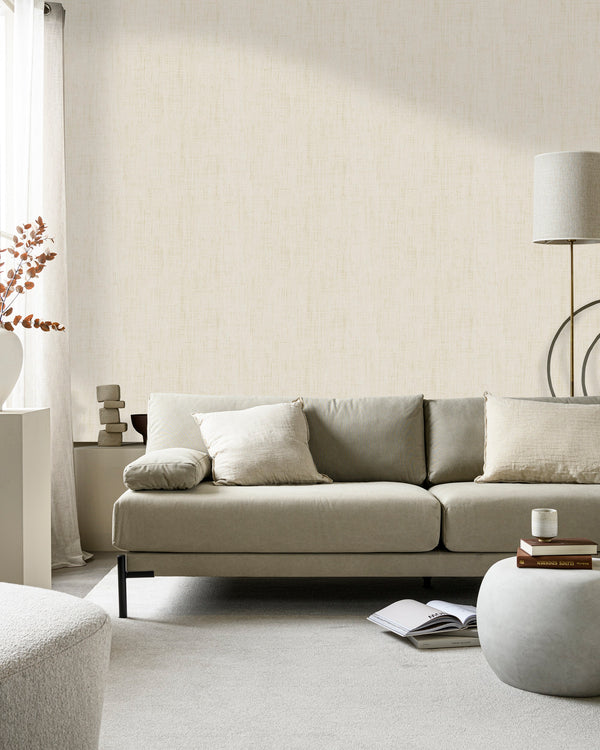 Vtwonen Vtwonen Vliesbehang Linnen Gold