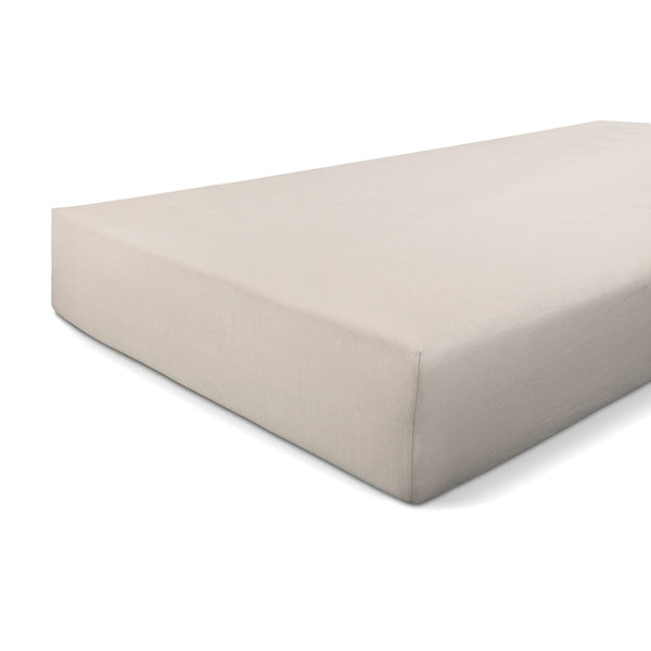 vtwonen Walra - Hoeslaken Jersey - 80x200/210 cm - Zand