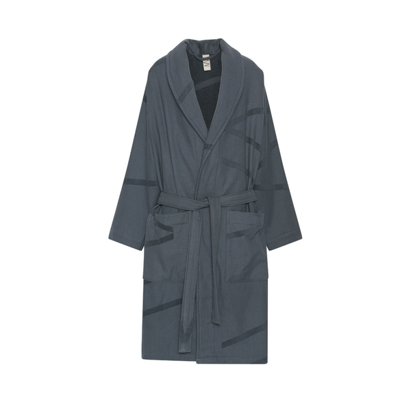 vtwonen WAY badjas - L - Charcoal