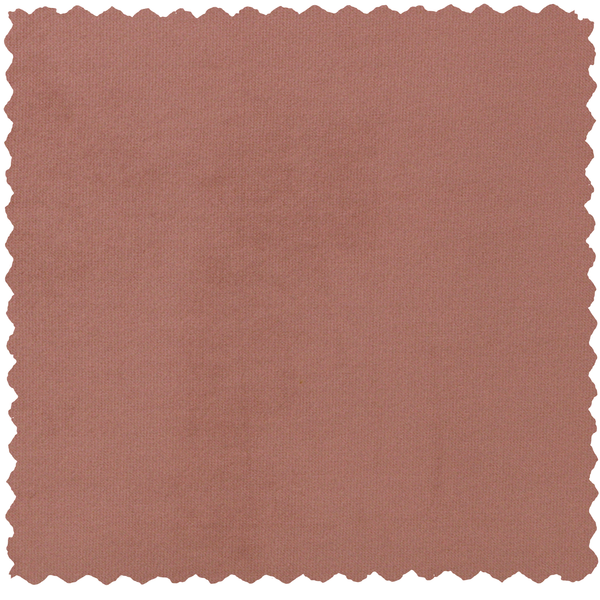 Vtwonen WOOOD Poef Laag Sara - Velvet - Roze - 36xØ60cm