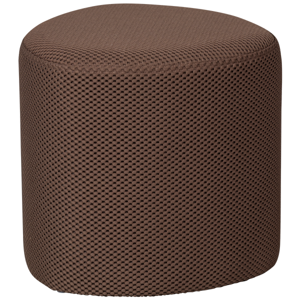 Vtwonen WOOOD Poef Puuk - Mesh - Espresso - 38x40x40