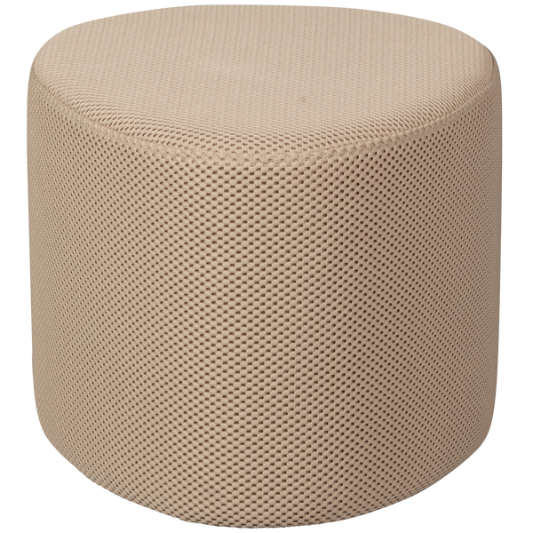 vtwonen WOOOD poef Puuk - Mesh - Naturel - 38x60x47