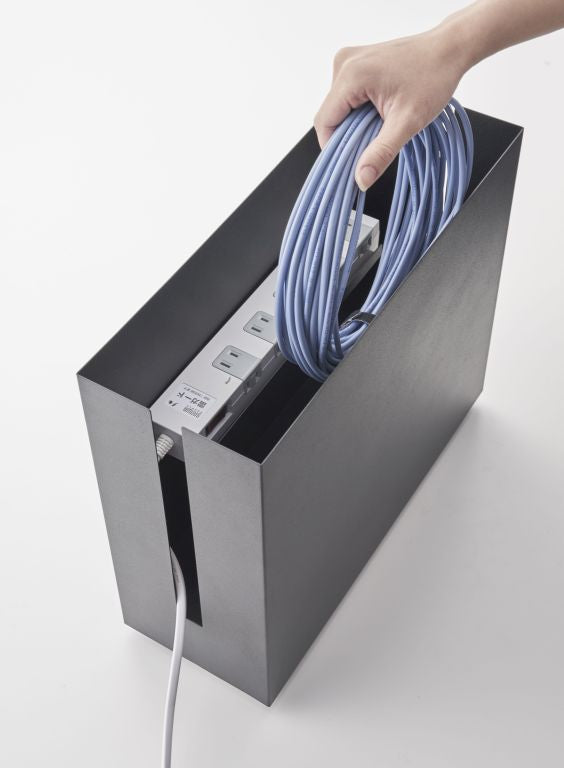 Vtwonen Yamazaki Kabelbox Met Wielen - Tower - Zwart