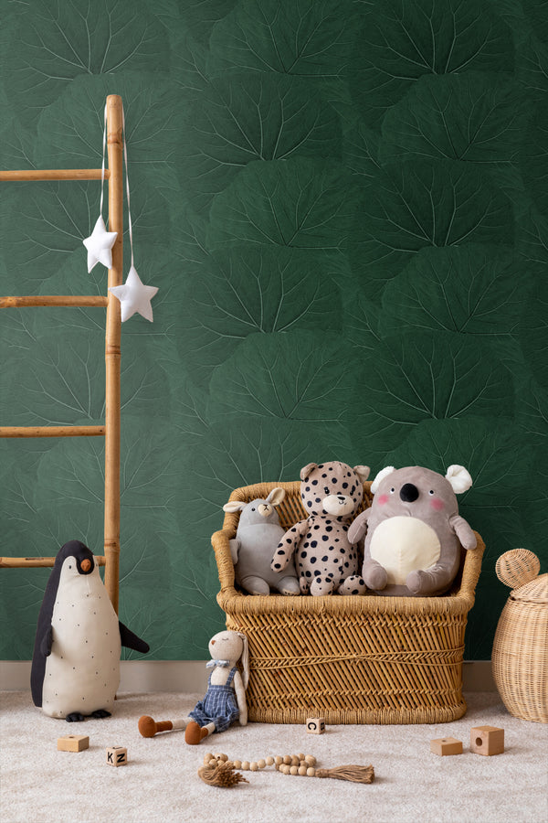 Vtwonen Walls4You Behang Tropische Bladeren Donkergroen - 0 53 X 10 05 M - 935306