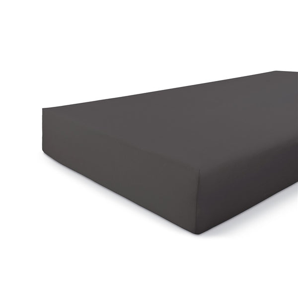 vtwonen Walra - Hoeslaken Jersey - 140x200/210 cm - Antraciet