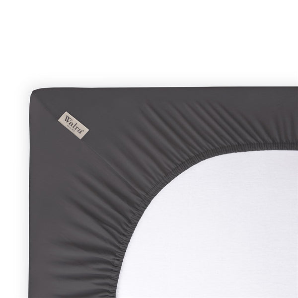 Vtwonen Walra - Hoeslaken Jersey - 160x200/210 Cm - Antraciet