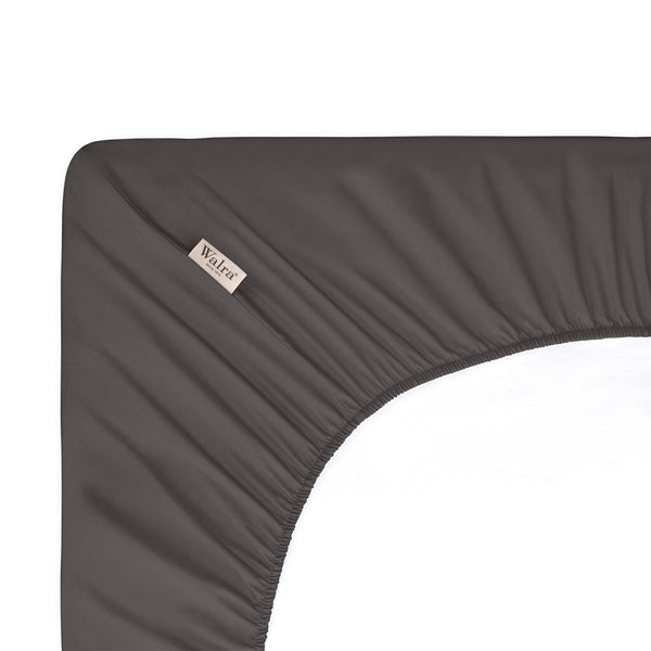Vtwonen Walra - Hoeslaken Katoen - 180x200 Cm - Antraciet
