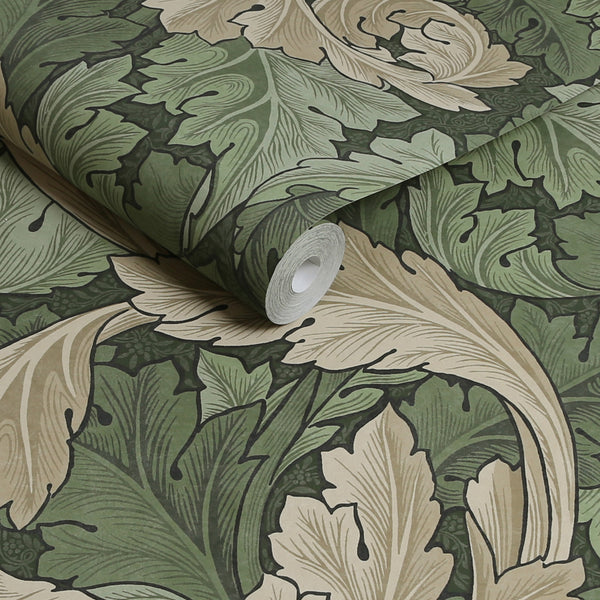 Vtwonen William Morris At Home Vliesbehang Acanthus Green