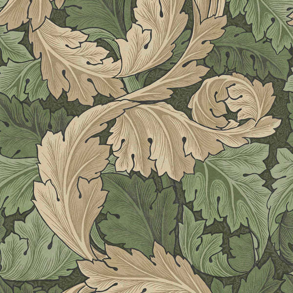 vtwonen William Morris at Home vliesbehang Acanthus Green