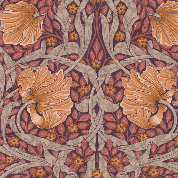 vtwonen William Morris at Home vliesbehang Pimpernel Plum vtwonen William Morris at Home vliesbehang Pimpernel Plum