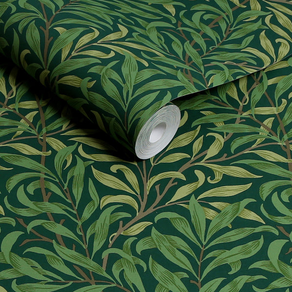 Vtwonen William Morris At Home Vliesbehang Willow Bough Deep Green