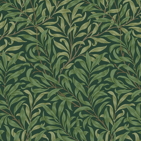 vtwonen William Morris at Home vliesbehang Willow Bough Deep Green