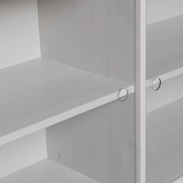 Vtwonen WOOOD Dressoir/vitrinekast Klink - Grenen - Mist - 120x200x46