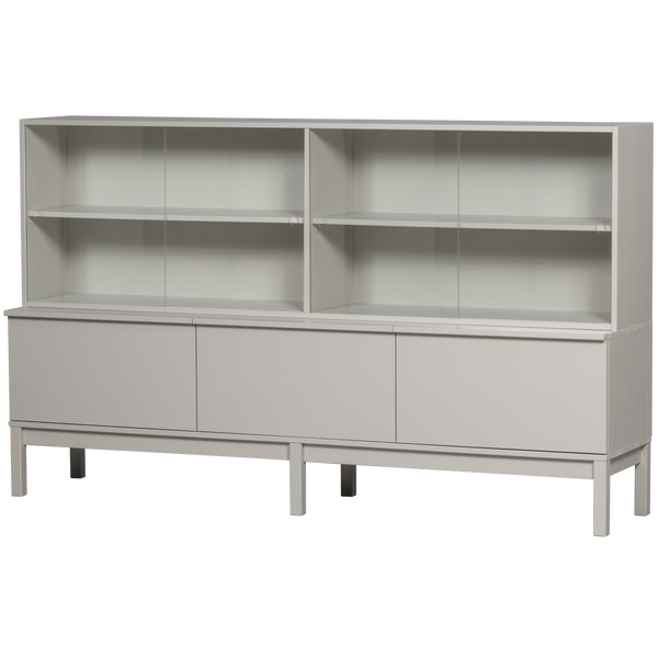 Vtwonen WOOOD Dressoir/vitrinekast Klink - Grenen - Mist - 120x200x46