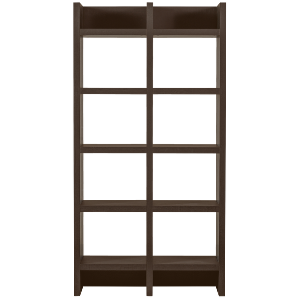 vtwonen WOOOD open kast Timo - MDF - Donkerbruin - 195x100x40