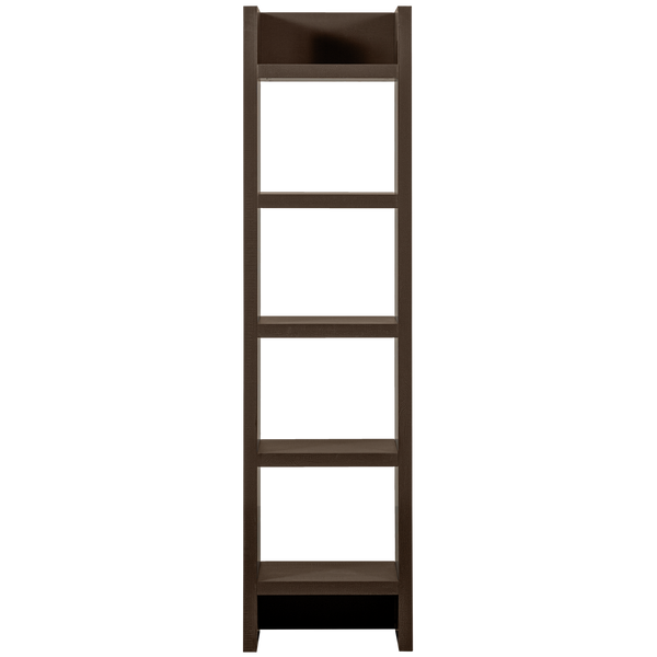 vtwonen WOOOD open kast Timo - MDF - Donkerbruin - 195x50x40