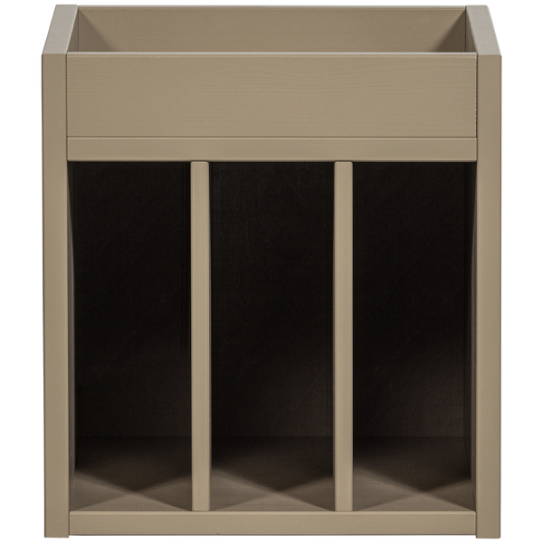 vtwonen WOOOD platenkast Turner - Grenen - Mud - 47x44x44