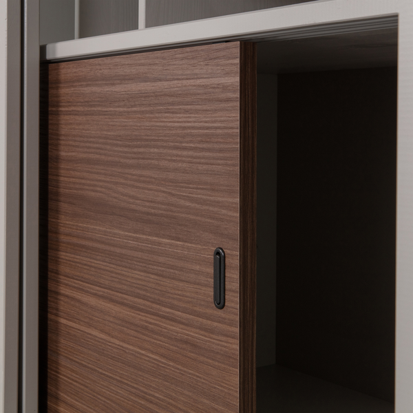 Vtwonen WOOOD Vitrinekast James - Grenen - Noten/Mist - 200x125x47