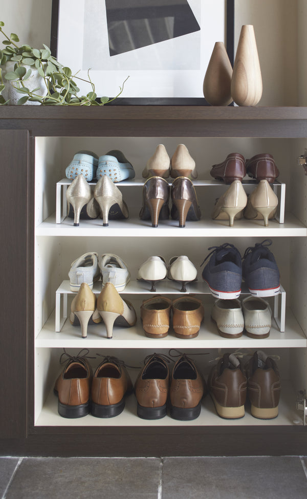 Vtwonen Yamazaki Schoenenrek Uitschuifbaar - Frame - Wit