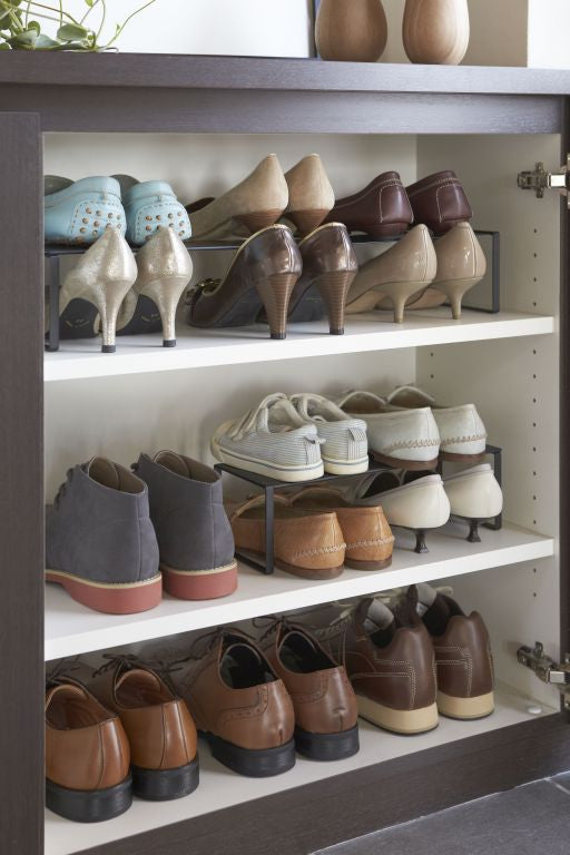 Vtwonen Yamazaki Schoenenrek Uitschuifbaar - Frame - Zwart