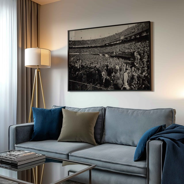 Walljar Feyenoord Stadion (De Kuip) Drukte Op De Tribunes 1937