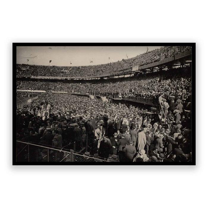 Walljar Feyenoord Stadion (De Kuip) Drukte Op De Tribunes 1937
