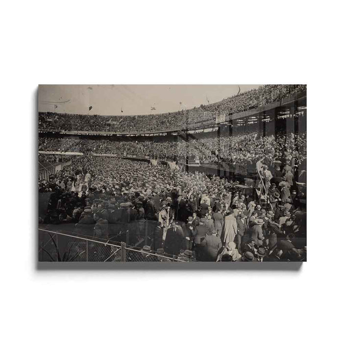 Walljar Feyenoord Stadion (De Kuip) Drukte Op De Tribunes 1937
