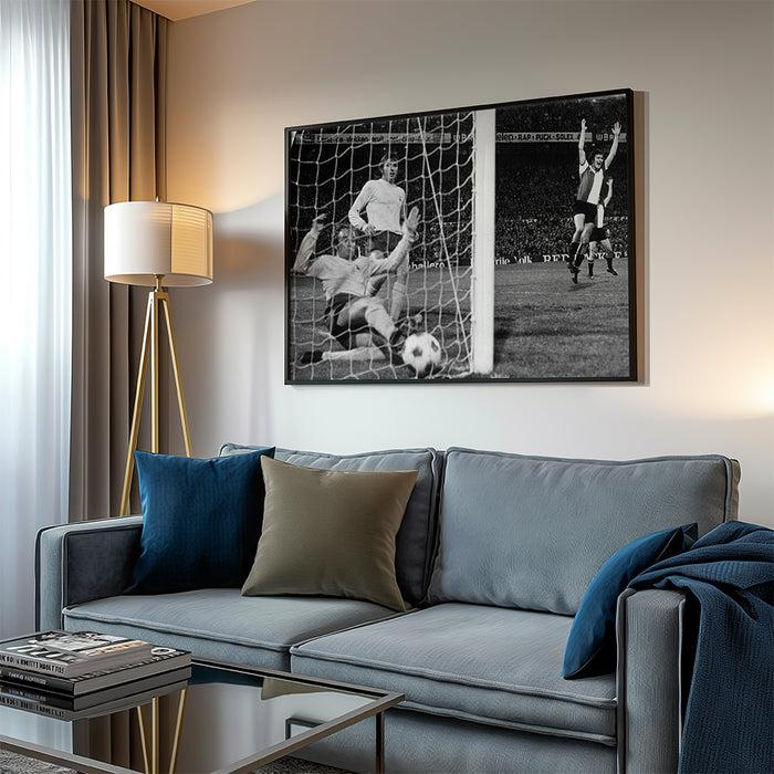 Walljar Feyenoord - Tottenham Hotspur In UEFA Cup 1974 (2-0) Wedstrijd