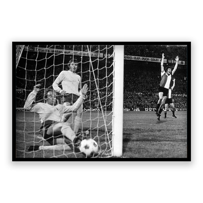 Walljar Feyenoord - Tottenham Hotspur In UEFA Cup 1974 (2-0) Wedstrijd