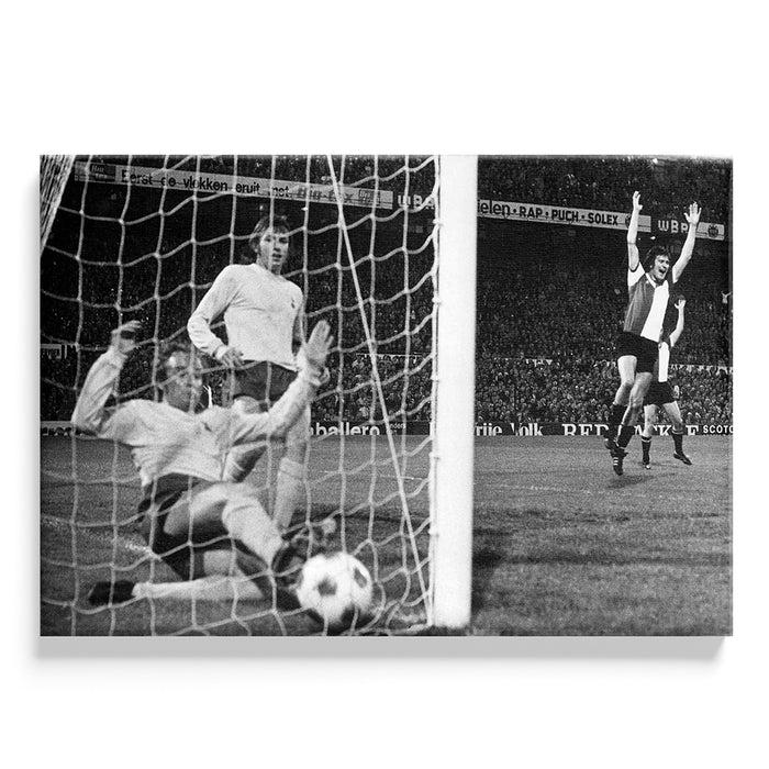 Walljar Feyenoord - Tottenham Hotspur In UEFA Cup 1974 (2-0) Wedstrijd